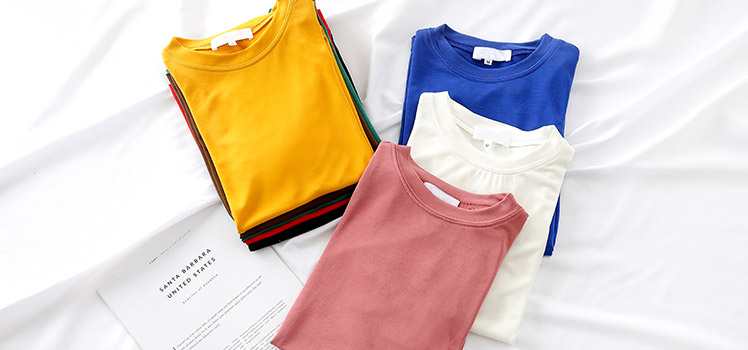 云南夏季T恤衫定做要选对材质